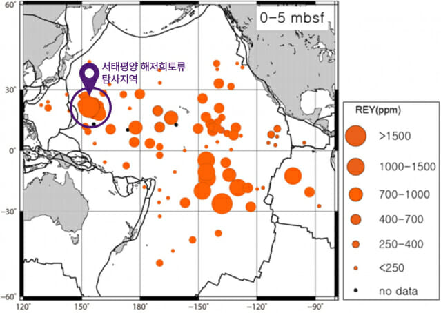 해저서 희토류 찾는 탐해3호, 14일 ‘괌’ 해상 향해 출항