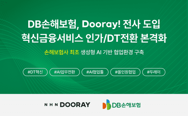 DB손해보험, 협업 플랫폼 두레이 도입