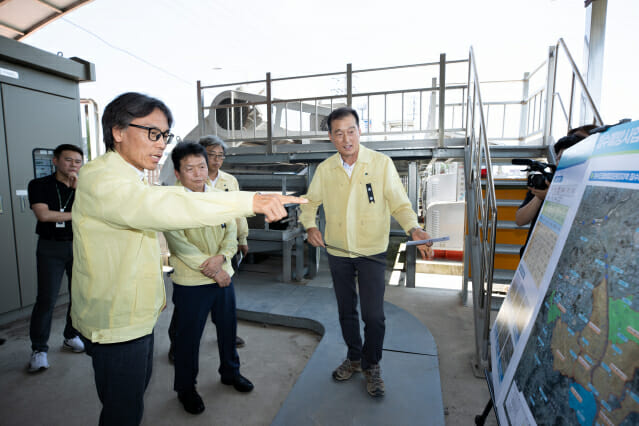 환경부, 폭염 속 여름철 침수 대비 현장 점검