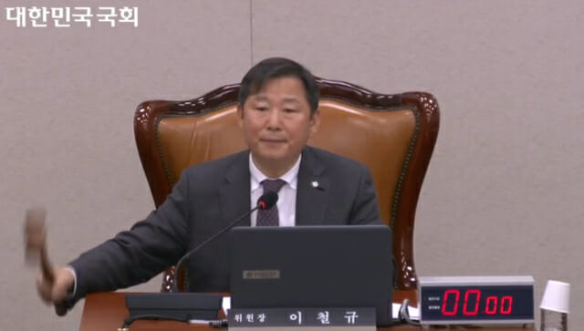 산중위, 김정관 산업부 장관 인사청문 경과보고서 채택