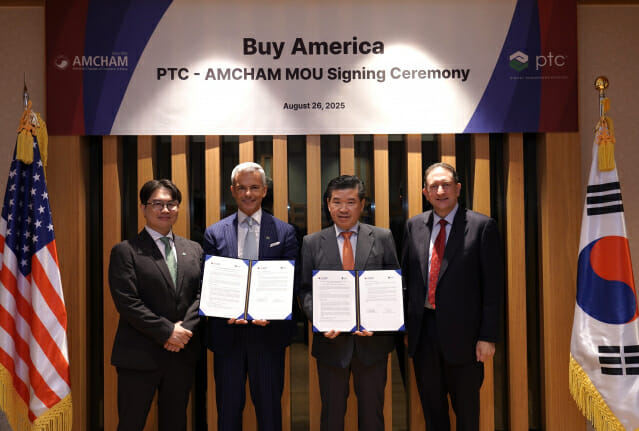 한·미 기술 동맹 강화…암참, PTC와 스마트 팩토리 협력