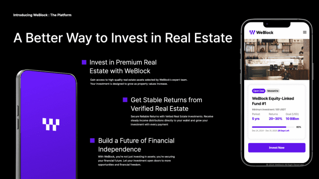 위블록, 참여 과정-수익 배분 투명한 RWA 생태계 구축 본격화