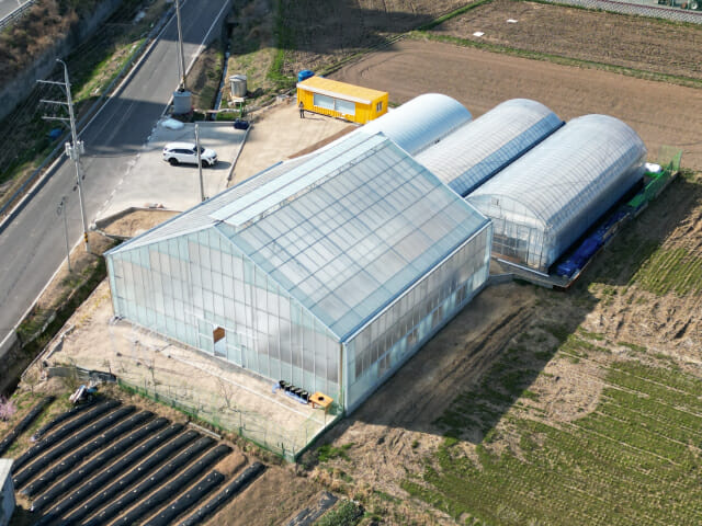 동서발전, ‘태양광 폐패널 활용 에코 유리온실’ 준공