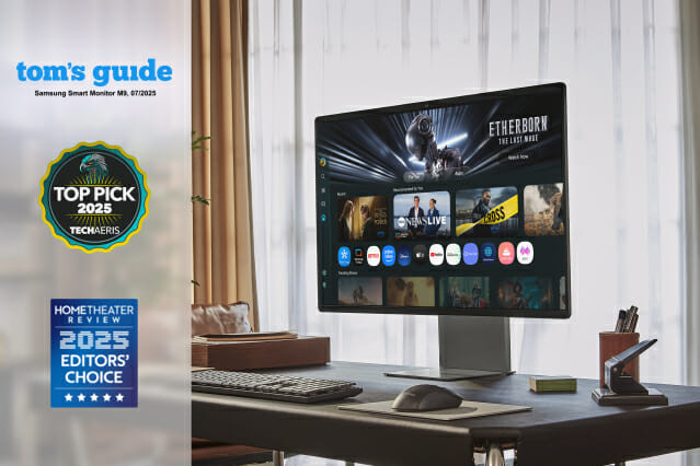 삼성 스마트 모니터 M9, 美 테크 매체 호평 이어져