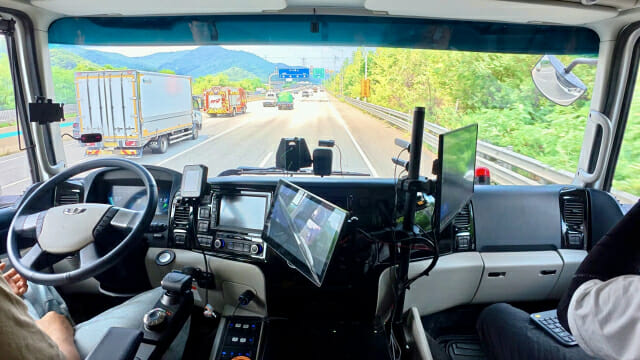 타타대우, 도심부터 고속도로 타고 목적지 가는 자율주행 시범운행