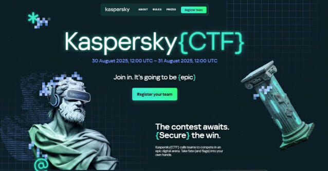 글로벌 보안 대회 ‘카스퍼스키 CTF’ 열린다