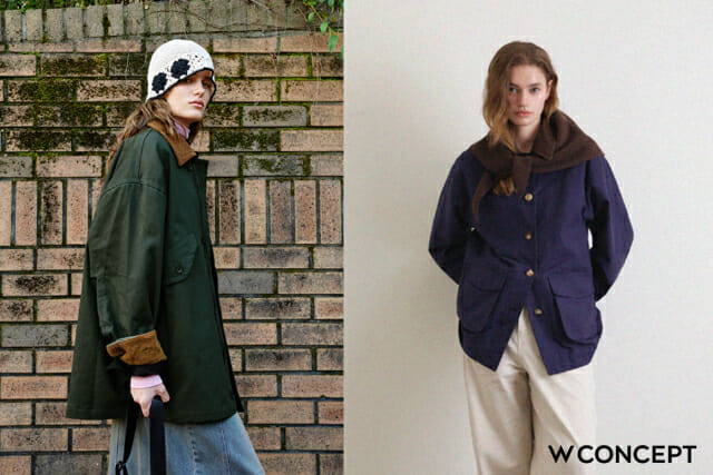 W컨셉 “실용성과 멋 강조한 ‘프렌치 초어재킷’ 인기”