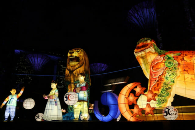 한국국제문화교류진흥원, 싱가포르 수교 50주년 기념 한지등 전시 행사 마련