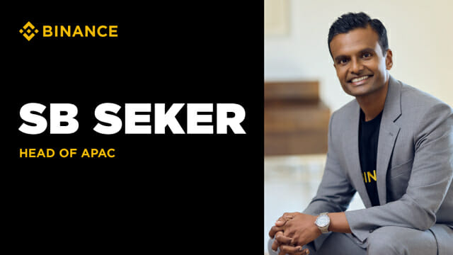 바이낸스, SB 세커 신임 아태지역 총괄 임명