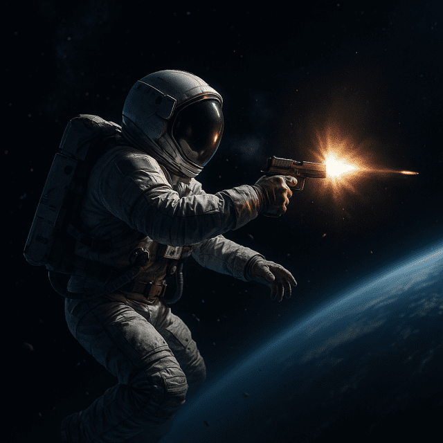 우주에서 총 쏘면 어떻게 될까 [우주로 간다]