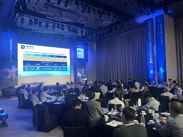 “데이터 활용이 곧 경쟁력”… 오픈텍스트, AI·자동화 전략 제시