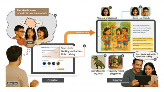 AI가 만든 맞춤 동화, 자폐아동 72% 행동 개선…비결은