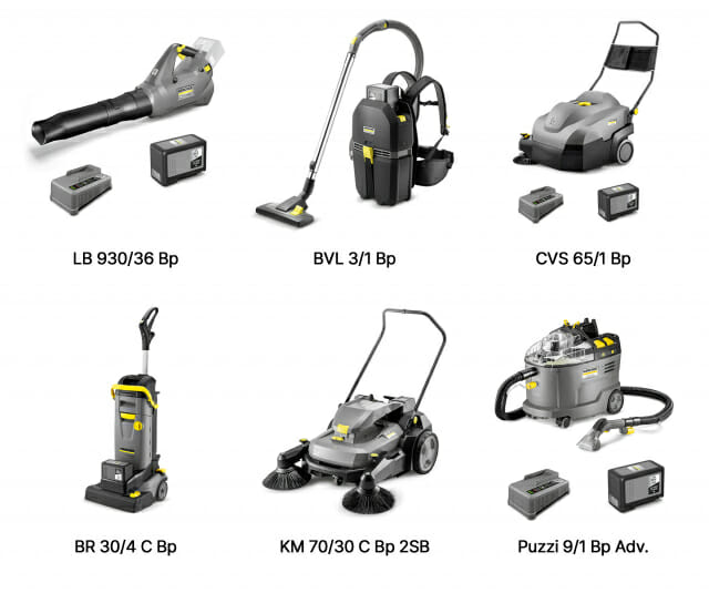 한국카처, 유니버셜 배터리 6종 출시