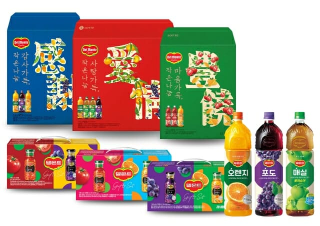 롯데칠성 델몬트, 추석 맞이 선물세트 7종 출시
