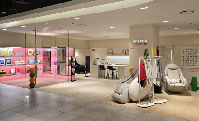 세라젬, 헬스케어 복합 매장 선봬