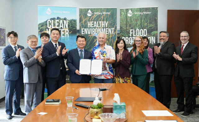 수자원공사, AI·디지털트윈 물관리로 美 실리콘밸리 진출…기본협약 체결