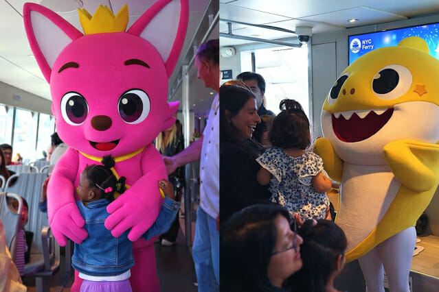 아기상어, 뉴욕 페리에서 체험 행사 개최