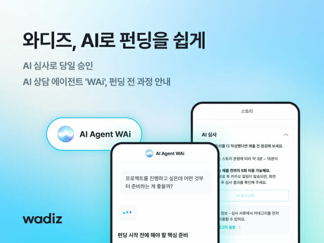 “펀딩 문의 AI가 답변”…와디즈, AI 기술 적용 확대