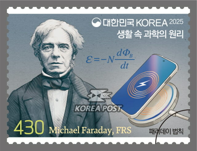 페러데이 법칙·도플러 효과 기념우표 나온다