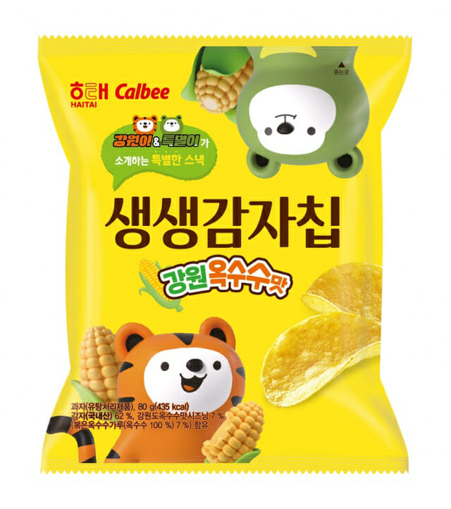 롯데마트·슈퍼, ‘해태 생생감자칩 강원옥수수맛’ 단독 출시