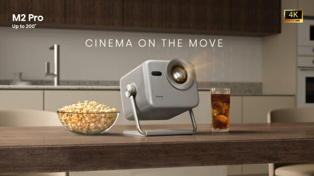 하이센스, 4K 레이저 미니 프로젝터 ‘M2 프로’ 출시