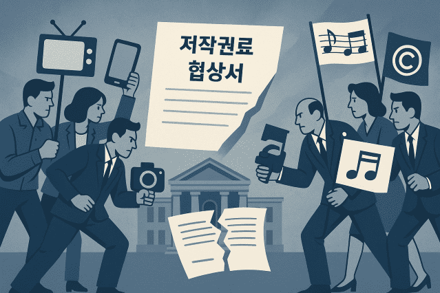 미디어 업계 vs 음저협, 음악저작권료 협상 갈등 격화