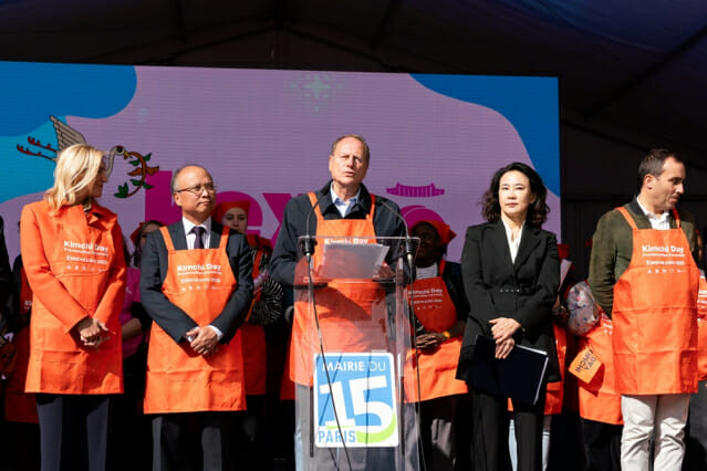 대상, 프랑스 파리15시 ‘김치의 날’ 공식 제정 동참