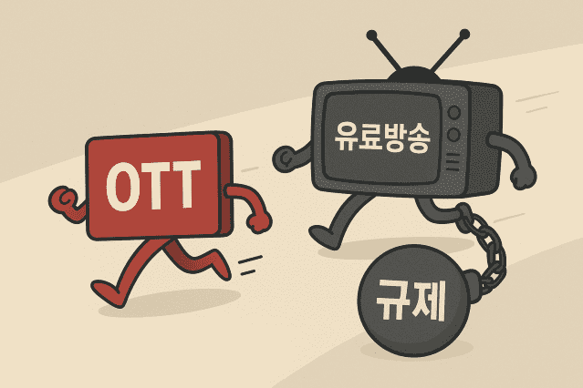 OTT 독주 속 유료방송, ‘낡은 규제 족쇄’ 풀어야 산다