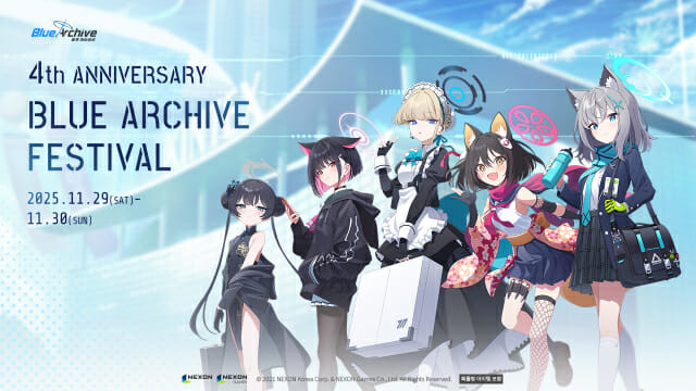 넥슨 ‘블루 아카이브’, 4주년 페스티벌 11월 29~30일 마련