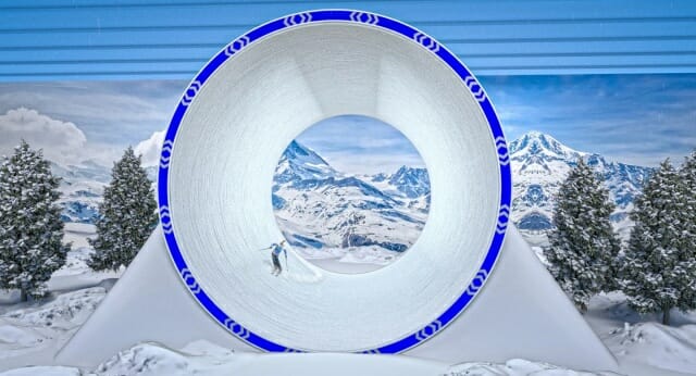 “이건 다람쥐통”…세계 최초 회전식 실내 스키장 ‘주목’