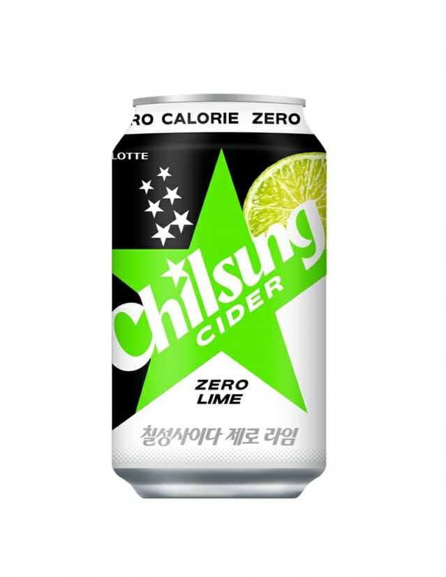 롯데칠성음료, ‘칠성사이다 제로 라임’ 출시
