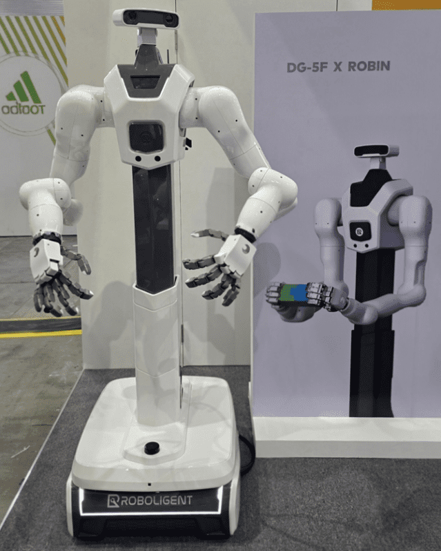 로볼리전트, 테솔로와 휴머노이드 시연