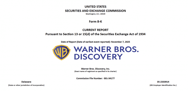 워너브라더스, 대표 고용 계약 수정…매각 절차 속도↑