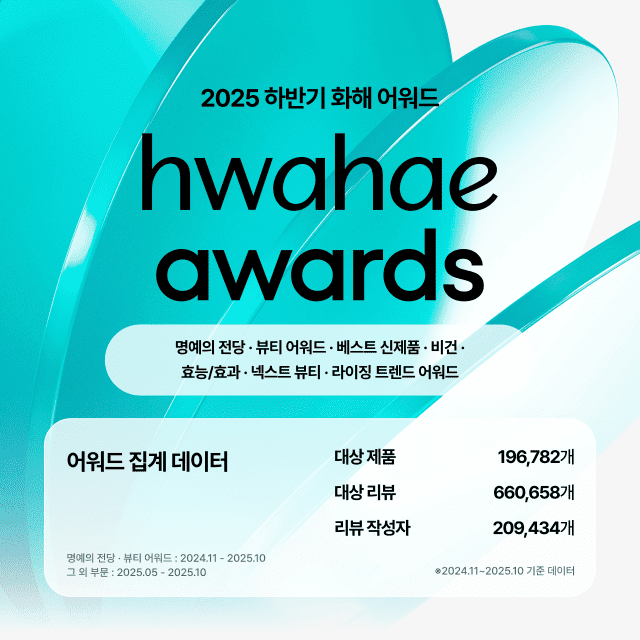 화해, 올 하반기 최고의 뷰티 제품 발표…달바·아누아 등 영예
