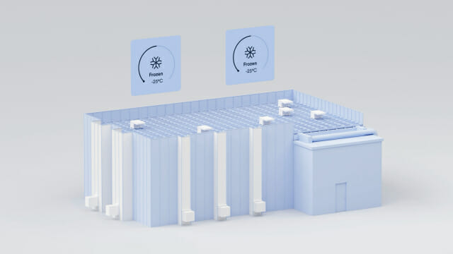 오토스토어, 냉동 전용 그리드 선봬