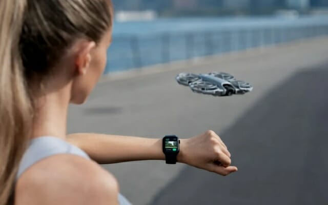 애플워치로 DJI도 드론 날린다