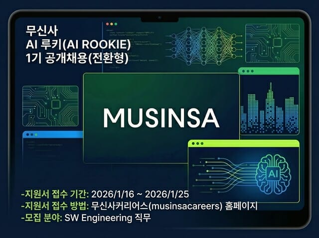 무신사, ‘AI 네이티브’ 신입 개발자 공채