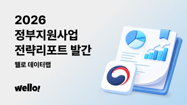 웰로, ‘2026 정부지원사업 전략 리포트’ 공개