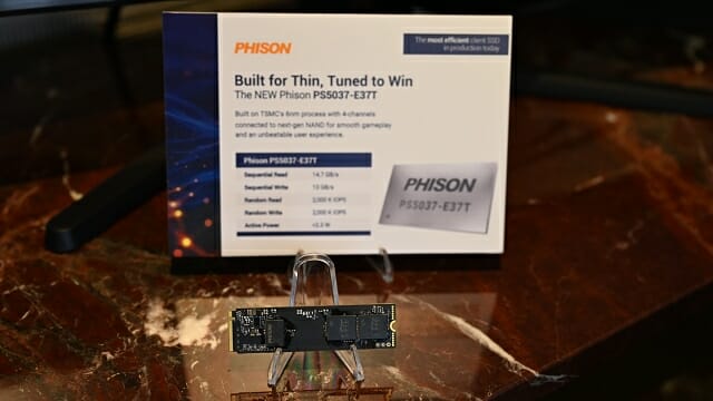 파이슨, PCIe 5.0 SSD용 새 컨트롤러 ‘E37T’ 공개