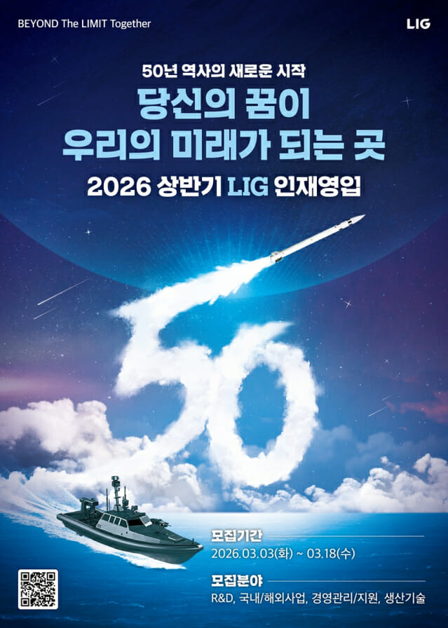LIG넥스원, 상반기 대규모 공채
