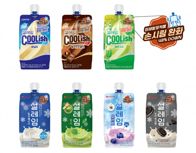 롯데웰푸드 ‘설레임’, 손시림 줄인 패키지로 바꿨다