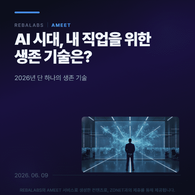 [카드뉴스] AI시대, 내 직업을 위한 생존 기술은